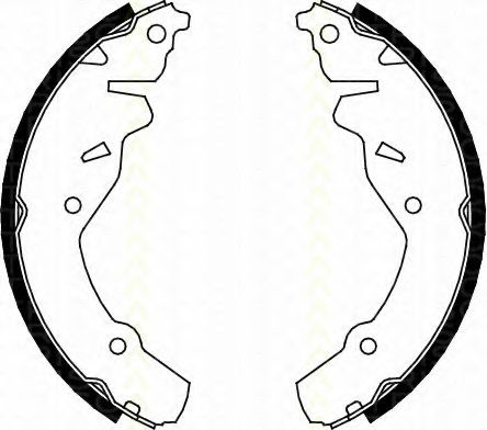 Комплект тормозных колодок TRISCAN 8100 80002