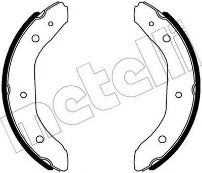 Комплект тормозных колодок METELLI 53-0640