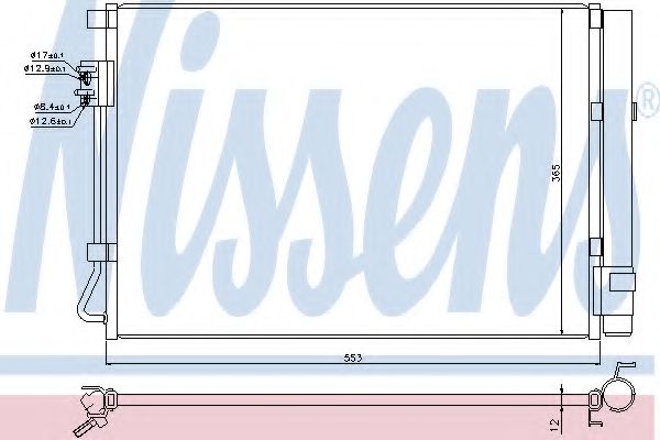 Конденсатор, кондиционер NISSENS 940248