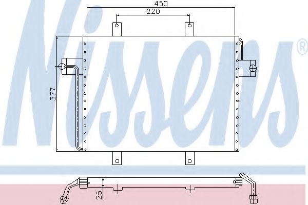 Конденсатор, кондиционер NISSENS 94237