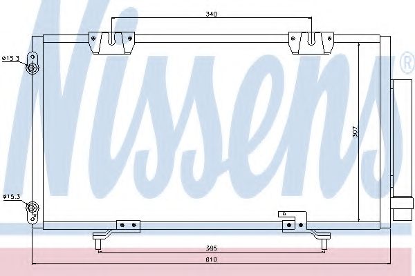 Конденсатор, кондиционер NISSENS 94833