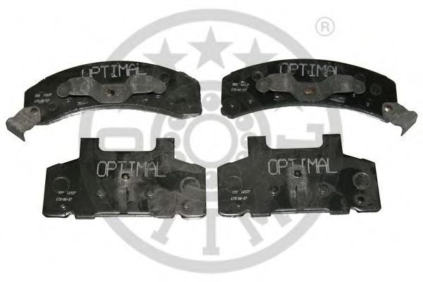 Комплект тормозных колодок, дисковый тормоз OPTIMAL 12107