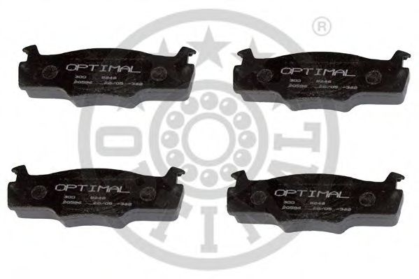 Комплект тормозных колодок, дисковый тормоз OPTIMAL 9246