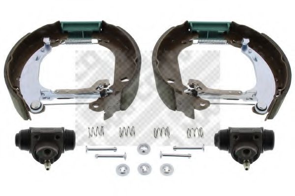 Комплект тормозных колодок MAPCO 9877