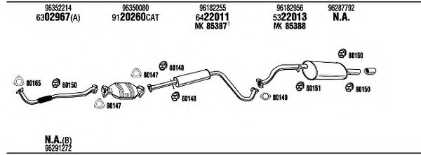 Система выпуска ОГ FONOS DW12020