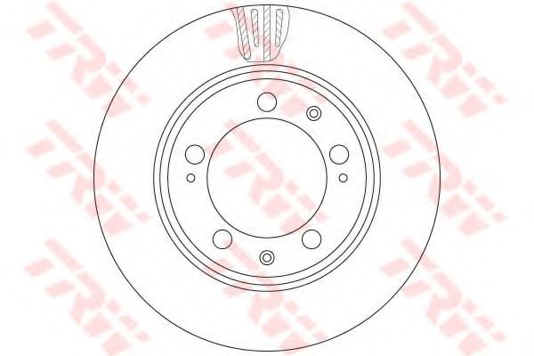 Тормозной диск TRW DF6484S