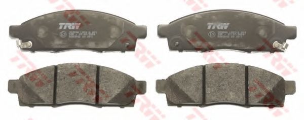 Комплект тормозных колодок, дисковый тормоз TRW 25089