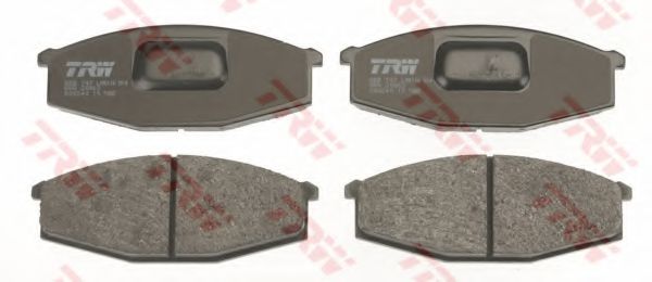 Комплект тормозных колодок, дисковый тормоз TRW 20863