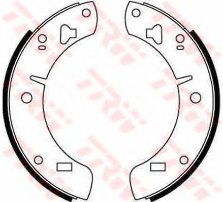 Комплект тормозных колодок TRW GS6129