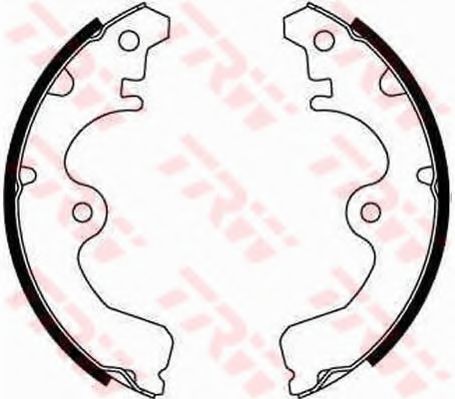 Комплект тормозных колодок TRW GS8182
