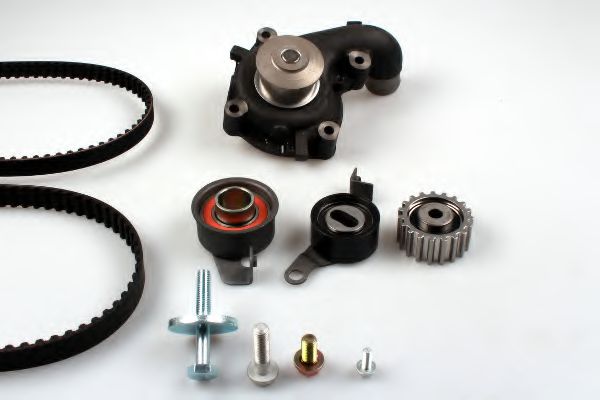 Водяной насос + комплект зубчатого ремня HEPU PK02281