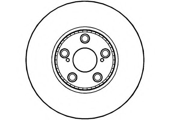 Тормозной диск NATIONAL NBD1308