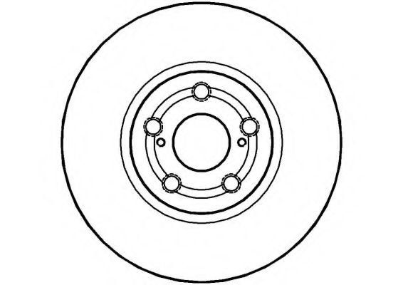 Тормозной диск NATIONAL NBD1323