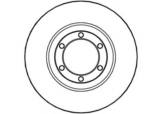 Тормозной диск NATIONAL NBD227