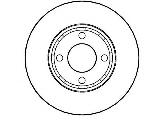 Тормозной диск NATIONAL NBD386