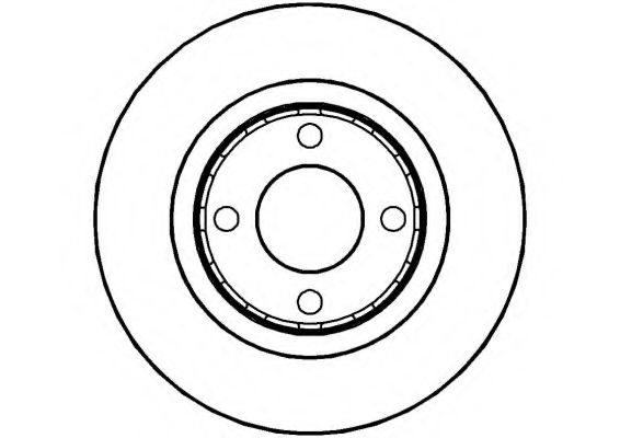 Тормозной диск NATIONAL NBD504