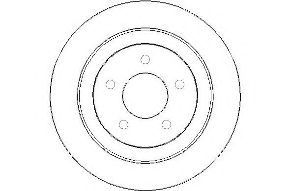 Тормозной диск NATIONAL NBD1600