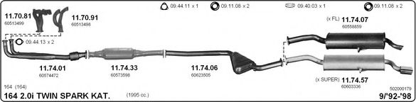 Система выпуска ОГ IMASAF 502000179