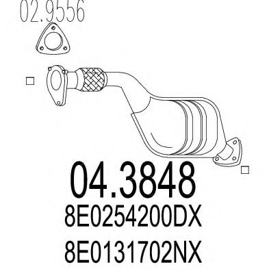Катализатор MTS 04.3848