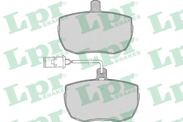 Комплект тормозных колодок, дисковый тормоз LPR 05P014