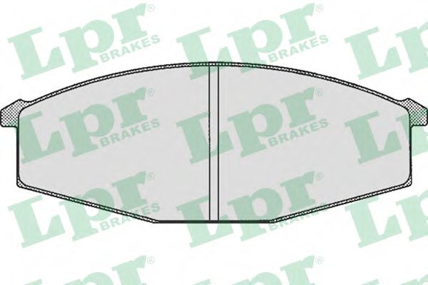Комплект тормозных колодок, дисковый тормоз LPR 05P289