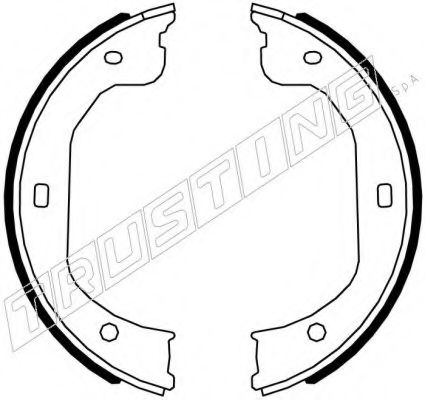 Комплект тормозных колодок TRUSTING 049.174