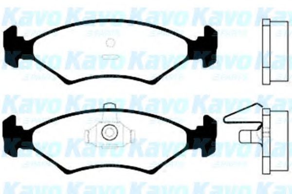 Комплект тормозных колодок, дисковый тормоз KAVO PARTS BP-4527
