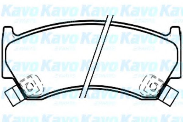 Комплект тормозных колодок, дисковый тормоз KAVO PARTS BP-6565