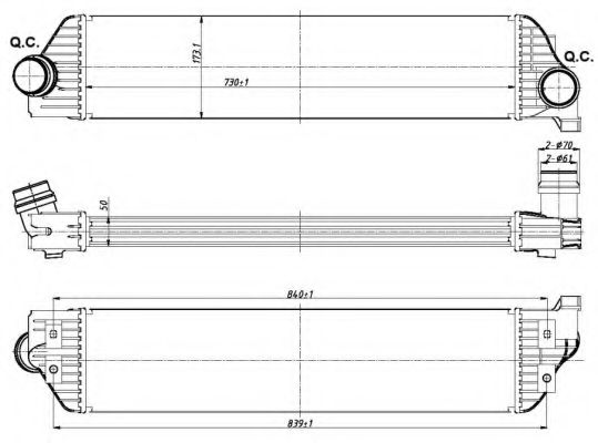 Интеркулер NRF 30358