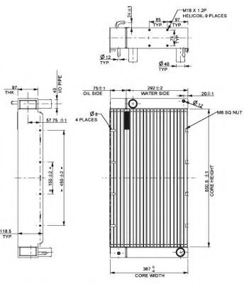 Радиатор, охлаждение двигателя NRF 52192