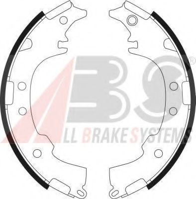 Комплект тормозных колодок A.B.S. 9014