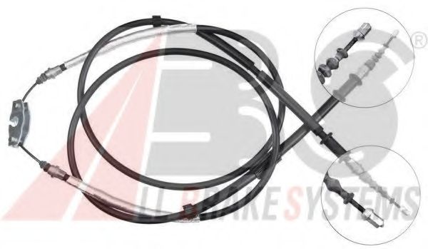Трос, стояночная тормозная система A.B.S. K12425