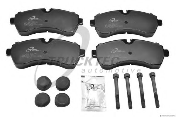 Комплект тормозных колодок, дисковый тормоз TRUCKTEC AUTOMOTIVE 02.35.201