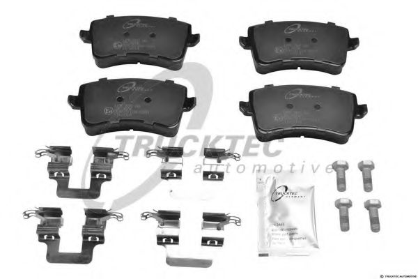 Комплект тормозных колодок, дисковый тормоз METELLI 8227760