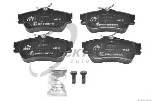 Комплект тормозных колодок, дисковый тормоз TRUCKTEC AUTOMOTIVE 07.35.236