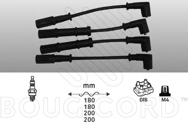 Комплект проводов зажигания BOUGICORD 8113