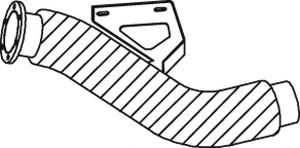 Труба выхлопного газа DINEX 48186