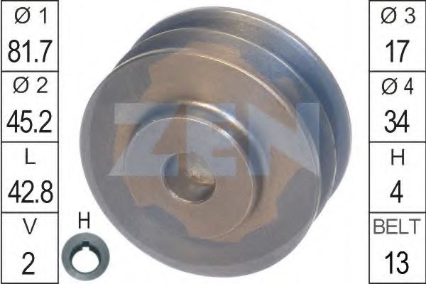 Ременный шкив, генератор ERA 5359