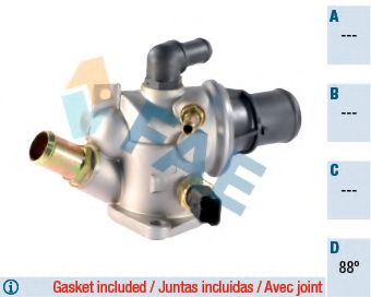 Термостат, охлаждающая жидкость FAE 5341588