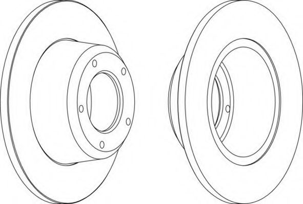 Тормозной диск NECTO WN502