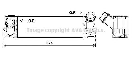 Интеркулер AVA QUALITY COOLING BW4494