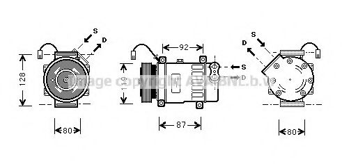 Компрессор, кондиционер AVA QUALITY COOLING CNK217