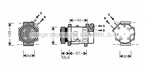 Компрессор, кондиционер AVA QUALITY COOLING CNK238