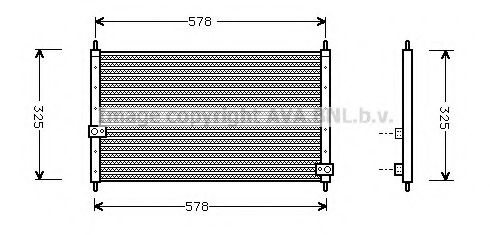 Конденсатор, кондиционер AVA QUALITY COOLING HD5062