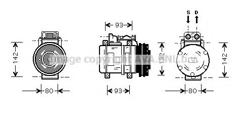 Компрессор, кондиционер AVA QUALITY COOLING MSK083