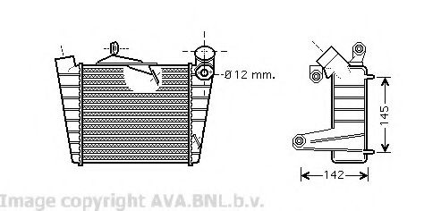 Интеркулер AVA QUALITY COOLING VW4213