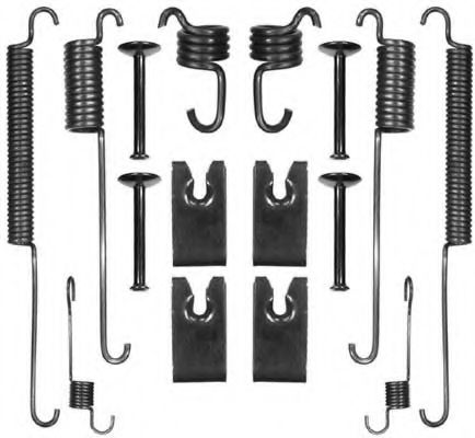 Комплект тормозов, барабанный тормозной механизм QUINTON HAZELL 304200