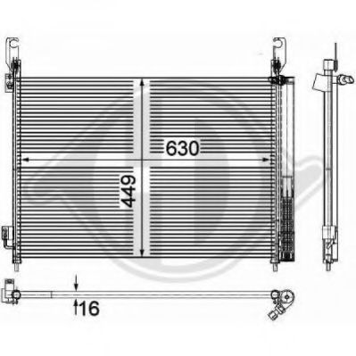 Конденсатор, кондиционер DIEDERICHS 8444500
