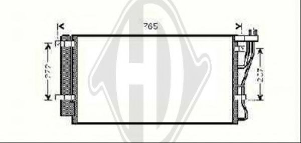 Конденсатор, кондиционер DIEDERICHS 8653700