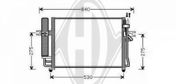 Конденсатор, кондиционер DIEDERICHS 8680501